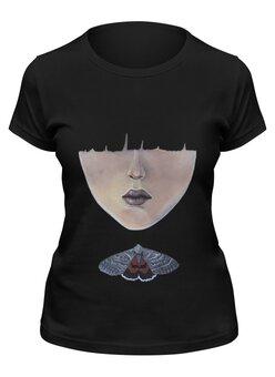 Заказать женскую футболку в Москве. Футболка классическая бабочка II от sleeping_ocean - готовые дизайны и нанесение принтов.