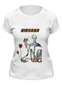 Заказать женскую футболку в Москве. Футболка классическая Nirvana Incesticide album t-shirt от rancid - готовые дизайны и нанесение принтов.