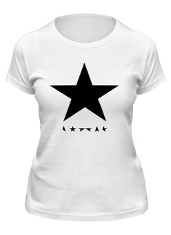 Заказать женскую футболку в Москве. Футболка классическая Blackstar от bigkitty - готовые дизайны и нанесение принтов.