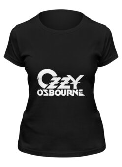 Заказать женскую футболку в Москве. Футболка классическая Ozzy Osbourne от BURNSHIRTS - готовые дизайны и нанесение принтов.