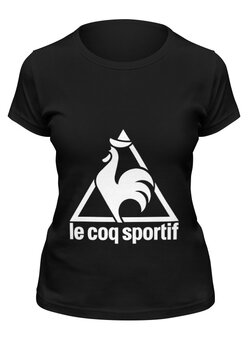 Заказать женскую футболку в Москве. Футболка классическая le coq sportif  от rancid - готовые дизайны и нанесение принтов.