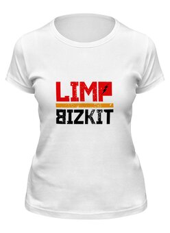 Заказать женскую футболку в Москве. Футболка классическая Limp Bizkit от BURNSHIRTS - готовые дизайны и нанесение принтов.