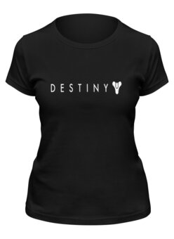 Заказать женскую футболку в Москве. Футболка классическая Destiny от THE_NISE  - готовые дизайны и нанесение принтов.