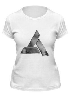 Заказать женскую футболку в Москве. Футболка классическая Абстерго от GeekFox  - готовые дизайны и нанесение принтов.