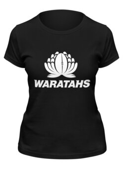 Заказать женскую футболку в Москве. Футболка классическая Уаратаз регби от rugby - готовые дизайны и нанесение принтов.