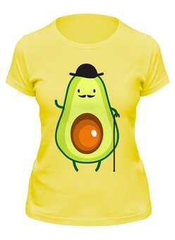 Заказать женскую футболку в Москве. Футболка классическая Авокадо от T-shirt print  - готовые дизайны и нанесение принтов.