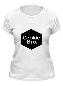 Заказать женскую футболку в Москве. Футболка классическая Cookie Bro. от Nalivaev - готовые дизайны и нанесение принтов.