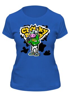 Заказать женскую футболку в Москве. Футболка классическая ✱ Chunky Dunky ✱ от balden - готовые дизайны и нанесение принтов.