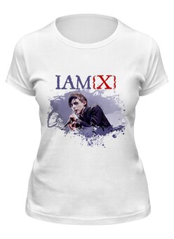 Заказать женскую футболку в Москве. Футболка классическая IAMX / Chris Corner от OEX design - готовые дизайны и нанесение принтов.