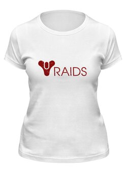 Заказать женскую футболку в Москве. Футболка классическая Raids от THE_NISE  - готовые дизайны и нанесение принтов.