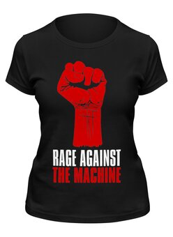 Заказать женскую футболку в Москве. Футболка классическая Rage Against the Machine от geekbox - готовые дизайны и нанесение принтов.