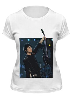 Заказать женскую футболку в Москве. Футболка классическая Green Day от Just Paul - готовые дизайны и нанесение принтов.