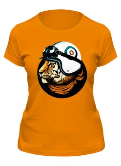 Заказать женскую футболку в Москве. Футболка классическая Тигр  от Print design  - готовые дизайны и нанесение принтов.