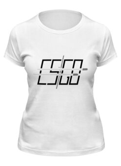 Заказать женскую футболку в Москве. Футболка классическая CS GO 2 от bd-art  - готовые дизайны и нанесение принтов.