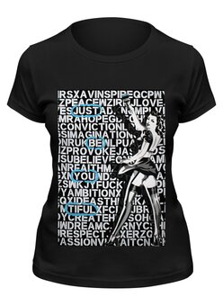 Заказать женскую футболку в Москве. Футболка классическая BeYouTiful ARSB от ARSBOYZ BRAND - готовые дизайны и нанесение принтов.