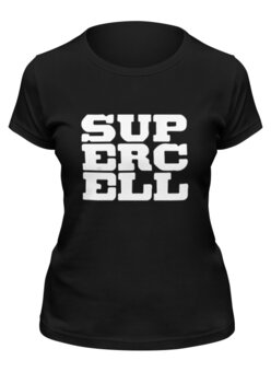 Заказать женскую футболку в Москве. Футболка классическая Supercell от MariYang  - готовые дизайны и нанесение принтов.