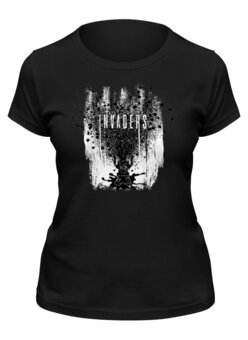 Заказать женскую футболку в Москве. Футболка классическая Invaders от oneredfoxstore@gmail.com - готовые дизайны и нанесение принтов.
