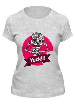 Заказать женскую футболку в Москве. Футболка классическая Скелетон от T-shirt print  - готовые дизайны и нанесение принтов.