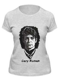 Заказать женскую футболку в Москве. Футболка классическая Gary Numan от OEX design - готовые дизайны и нанесение принтов.