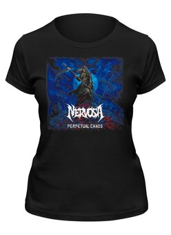Заказать женскую футболку в Москве. Футболка классическая Nervosa thrash metal band от Leichenwagen - готовые дизайны и нанесение принтов.