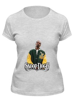 Заказать женскую футболку в Москве. Футболка классическая Snoop Dogg от wenabase - готовые дизайны и нанесение принтов.