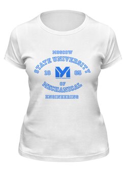 Заказать женскую футболку в Москве. Футболка классическая Футболка женская МАМИ от dyzel - готовые дизайны и нанесение принтов.
