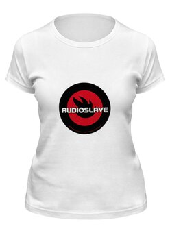Заказать женскую футболку в Москве. Футболка классическая Audioslave от Fedor - готовые дизайны и нанесение принтов.