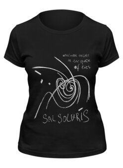 Заказать женскую футболку в Москве. Футболка классическая Sal Solaris от Евгения Белякова - готовые дизайны и нанесение принтов.