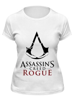 Заказать женскую футболку в Москве. Футболка классическая Assassin’s Creed  от weeert - готовые дизайны и нанесение принтов.