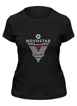 Заказать женскую футболку в Москве. Футболка классическая Novostar Hotels Тунис Hammamet от Novostar Hotels - готовые дизайны и нанесение принтов.