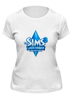 Заказать женскую футболку в Москве. Футболка классическая Sims 3  от THE_NISE  - готовые дизайны и нанесение принтов.