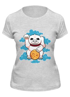 Заказать женскую футболку в Москве. Футболка классическая Lucky Dragon от coolmag - готовые дизайны и нанесение принтов.