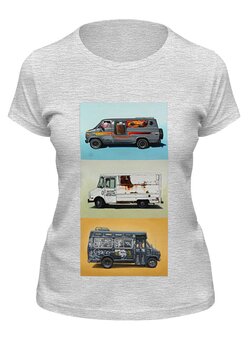 Заказать женскую футболку в Москве. Футболка классическая CAR   от CoolDesign - готовые дизайны и нанесение принтов.