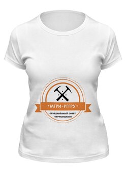 Заказать женскую футболку в Москве. Футболка классическая осо мгри от guberkarina298@gmail.com - готовые дизайны и нанесение принтов.
