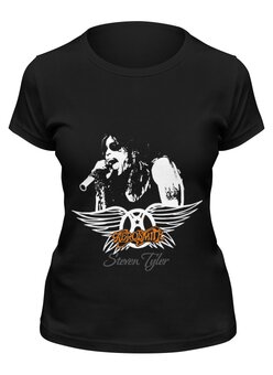 Заказать женскую футболку в Москве. Футболка классическая Aerosmith от Павел - готовые дизайны и нанесение принтов.