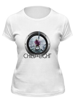 Заказать женскую футболку в Москве. Футболка классическая Child of Light от THE_NISE  - готовые дизайны и нанесение принтов.