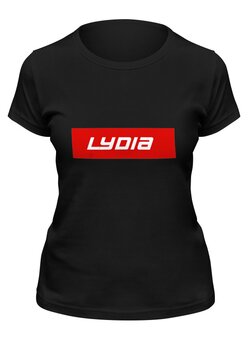 Заказать женскую футболку в Москве. Футболка классическая Lydia от THE_NISE  - готовые дизайны и нанесение принтов.