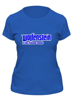 Заказать женскую футболку в Москве. Футболка классическая Wolfenstein от THE_NISE  - готовые дизайны и нанесение принтов.