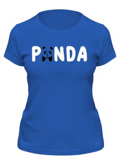 Заказать женскую футболку в Москве. Футболка классическая Панда  от T-shirt print  - готовые дизайны и нанесение принтов.