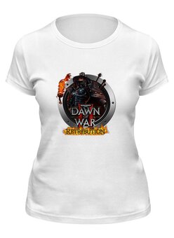Заказать женскую футболку в Москве. Футболка классическая Dawn of War от THE_NISE  - готовые дизайны и нанесение принтов.