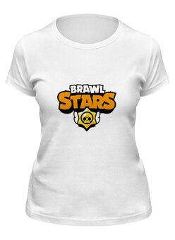 Заказать женскую футболку в Москве. Футболка классическая  Brawl Stars от THE_NISE  - готовые дизайны и нанесение принтов.