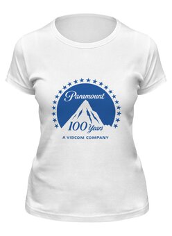 Заказать женскую футболку в Москве. Футболка классическая Paramount Pictures от KinoArt - готовые дизайны и нанесение принтов.