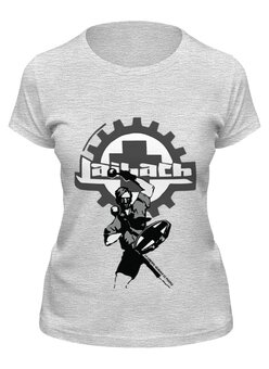 Заказать женскую футболку в Москве. Футболка классическая Laibach / Drummer Boy от OEX design - готовые дизайны и нанесение принтов.