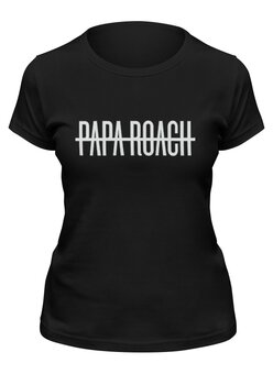 Заказать женскую футболку в Москве. Футболка классическая Papa Roach от Анастасия Вахрушева - готовые дизайны и нанесение принтов.
