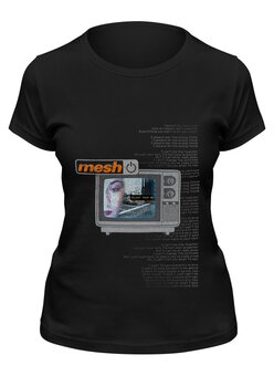 Заказать женскую футболку в Москве. Футболка классическая Mesh / Adjust Your Set от OEX design - готовые дизайны и нанесение принтов.