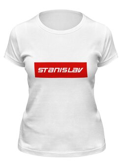 Заказать женскую футболку в Москве. Футболка классическая Stanislav от THE_NISE  - готовые дизайны и нанесение принтов.