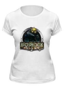 Заказать женскую футболку в Москве. Футболка классическая BioShock 2 от THE_NISE  - готовые дизайны и нанесение принтов.