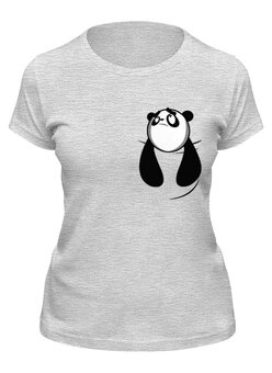 Заказать женскую футболку в Москве. Футболка классическая Панда в Кармане от coolmag - готовые дизайны и нанесение принтов.