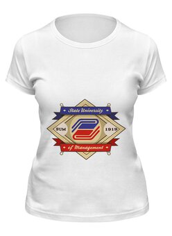 Заказать женскую футболку в Москве. Футболка классическая Гуу                 от dyzel - готовые дизайны и нанесение принтов.