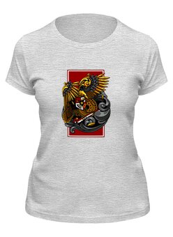 Заказать женскую футболку в Москве. Футболка классическая Абстракция     от T-shirt print  - готовые дизайны и нанесение принтов.